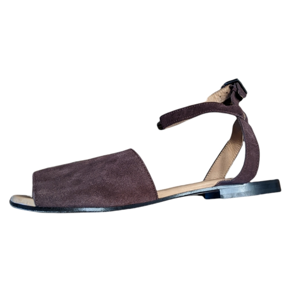 Zespa Brown Suede Sandals 41 / US 9